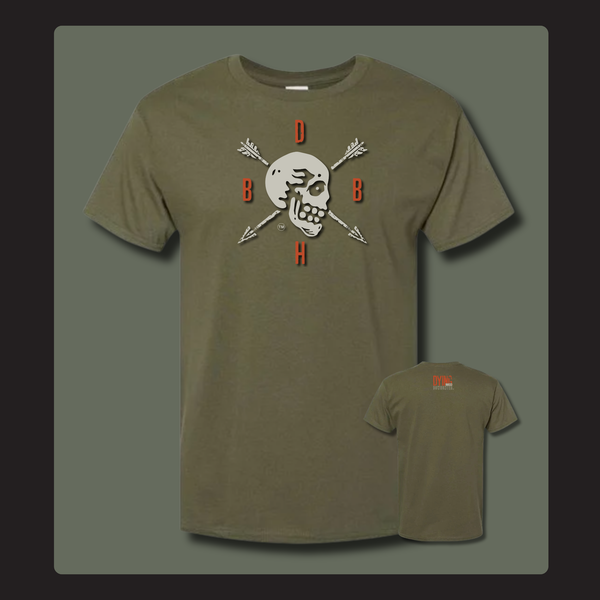 SKULL & ARROWS T / OD GREEN