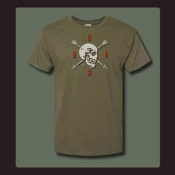 SKULL & ARROWS T / OD GREEN