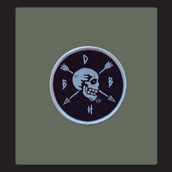 SKULL & ARROWS VELCRO PATCH
