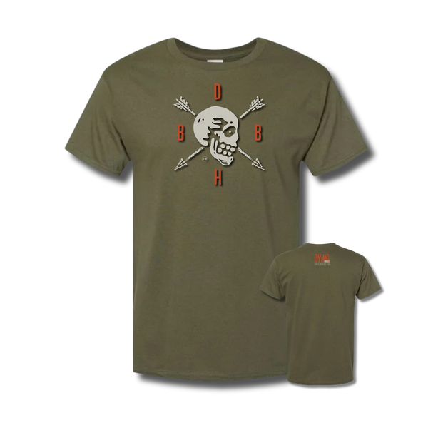 SKULL & ARROWS T / OD GREEN