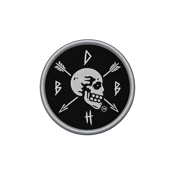SKULL & ARROWS VELCRO PATCH
