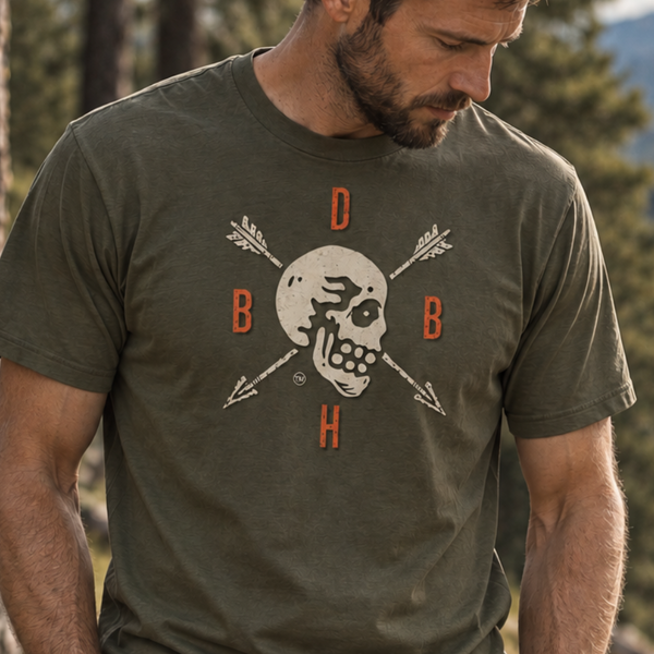 SKULL & ARROWS T / OD GREEN