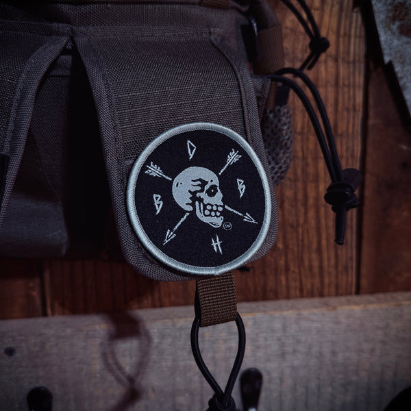 SKULL & ARROWS VELCRO PATCH